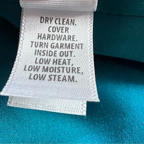 St. John Satin Dress with Embellishments Size 12 - Picture 8 of 10